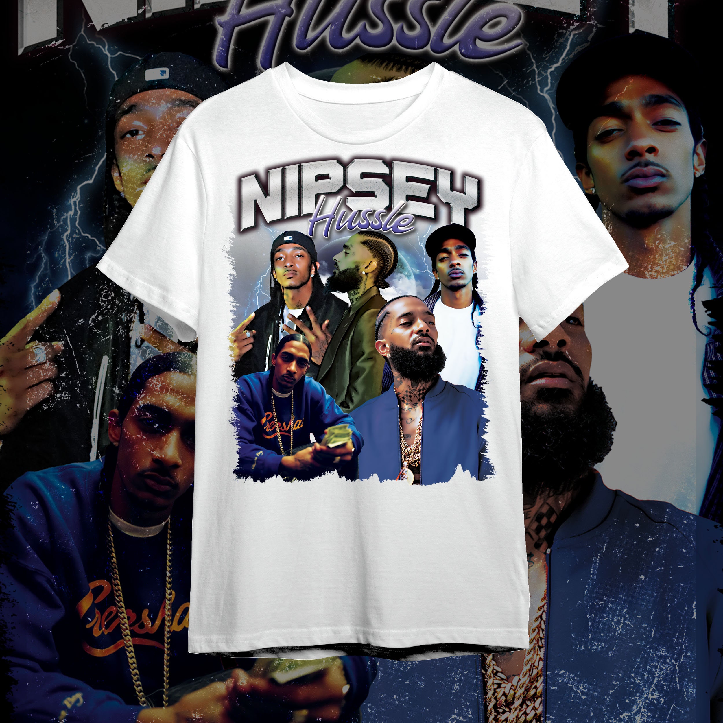Nipsey Hussle Bootleg Shirt png, 90s Shirts png, Printable Bootleg Rap ...